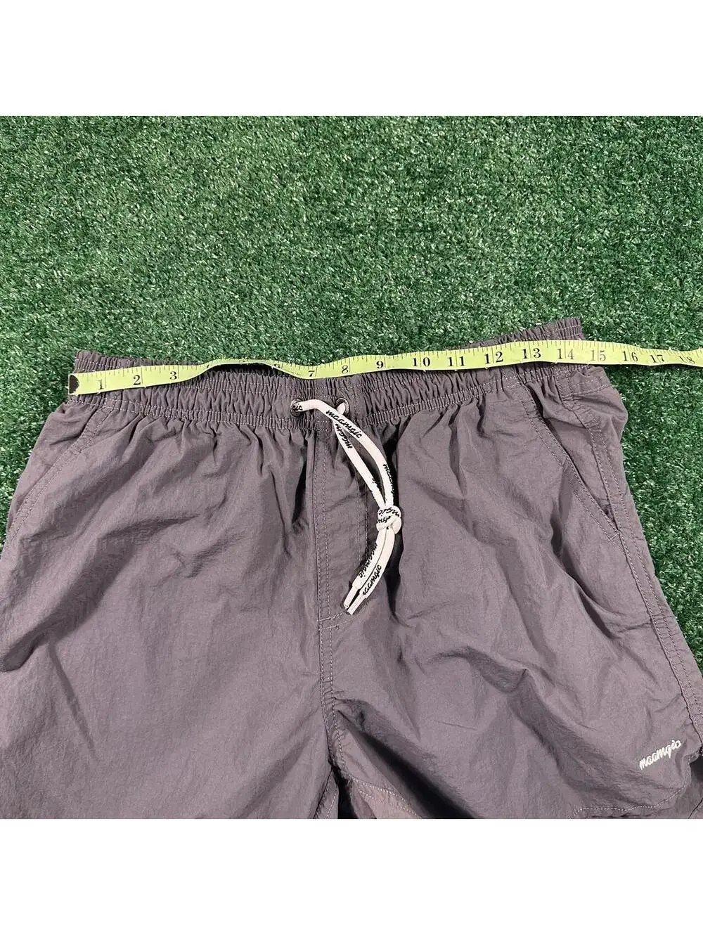 Maamagic gray swimsuit boardshorts swim shorts Americana grunge summer medium